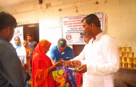 Baby kits with nutrition supplement and school uniform distribution program to windstorm affected