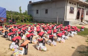 Food support for 429 flood and landslide affected families