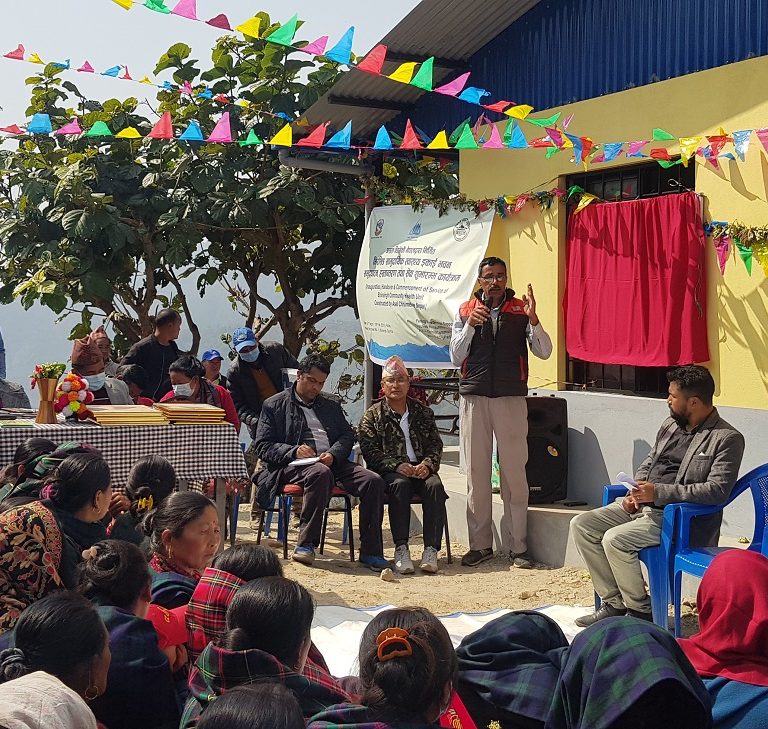 Newly Constructed Bhirsingh Community Health Unit handed over in Gorkha