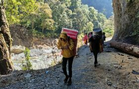 House reconstruction materials support to earthquake-affected people of the Bajura district